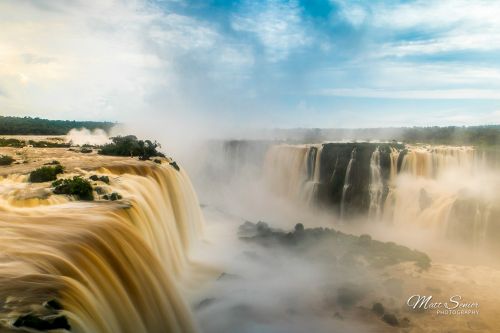 Iguazu Falls Brazil Side Travel Photography Canvas Print