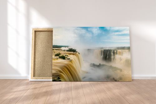 Iguazu Falls Brazil Side Travel Photography Canvas Print