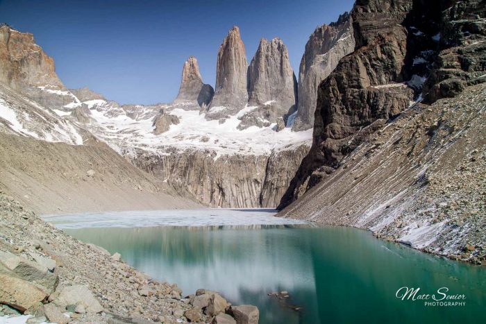 Canvas Print Base Las Torres Torres del Paine Patagonia Chile