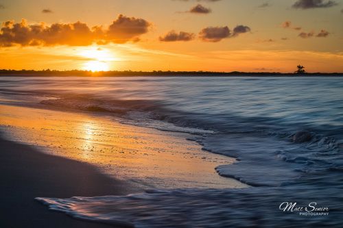 Canvas Print Caribbean Island Beach Sunset