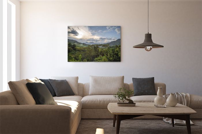 Canvas Print Countryside Antioquia Colombia on a Wall