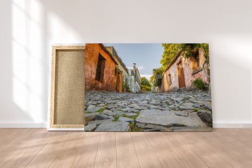 Canvas Print Colonia Street Uruguay