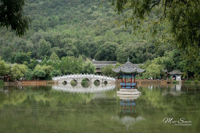 Black Dragon Pool Lijiang Yunnan China Travel Photography Canvas Print