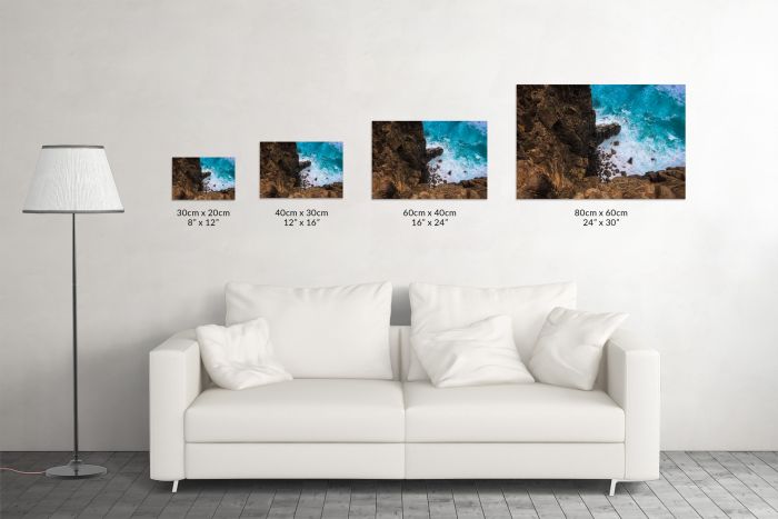 Canvas Print Dangerous Heights Australia