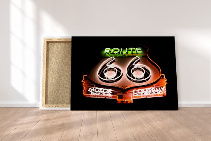 Shop Canvas Print Route 66 Sign