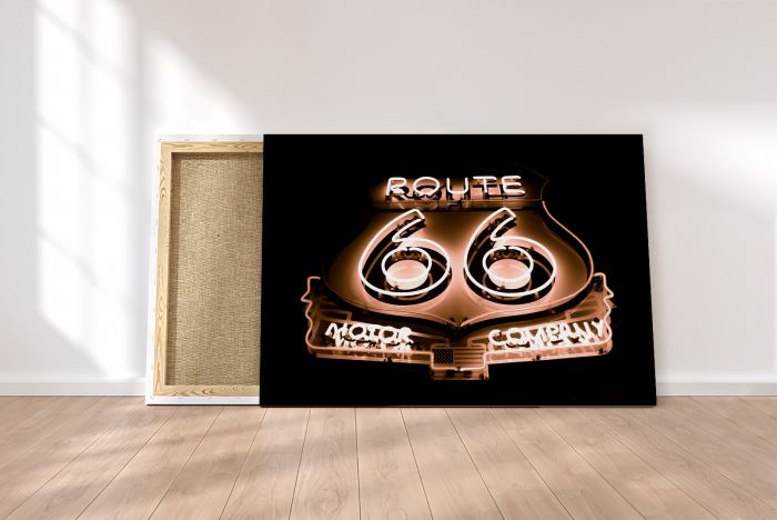 Shop Canvas Print Route 66 Sign