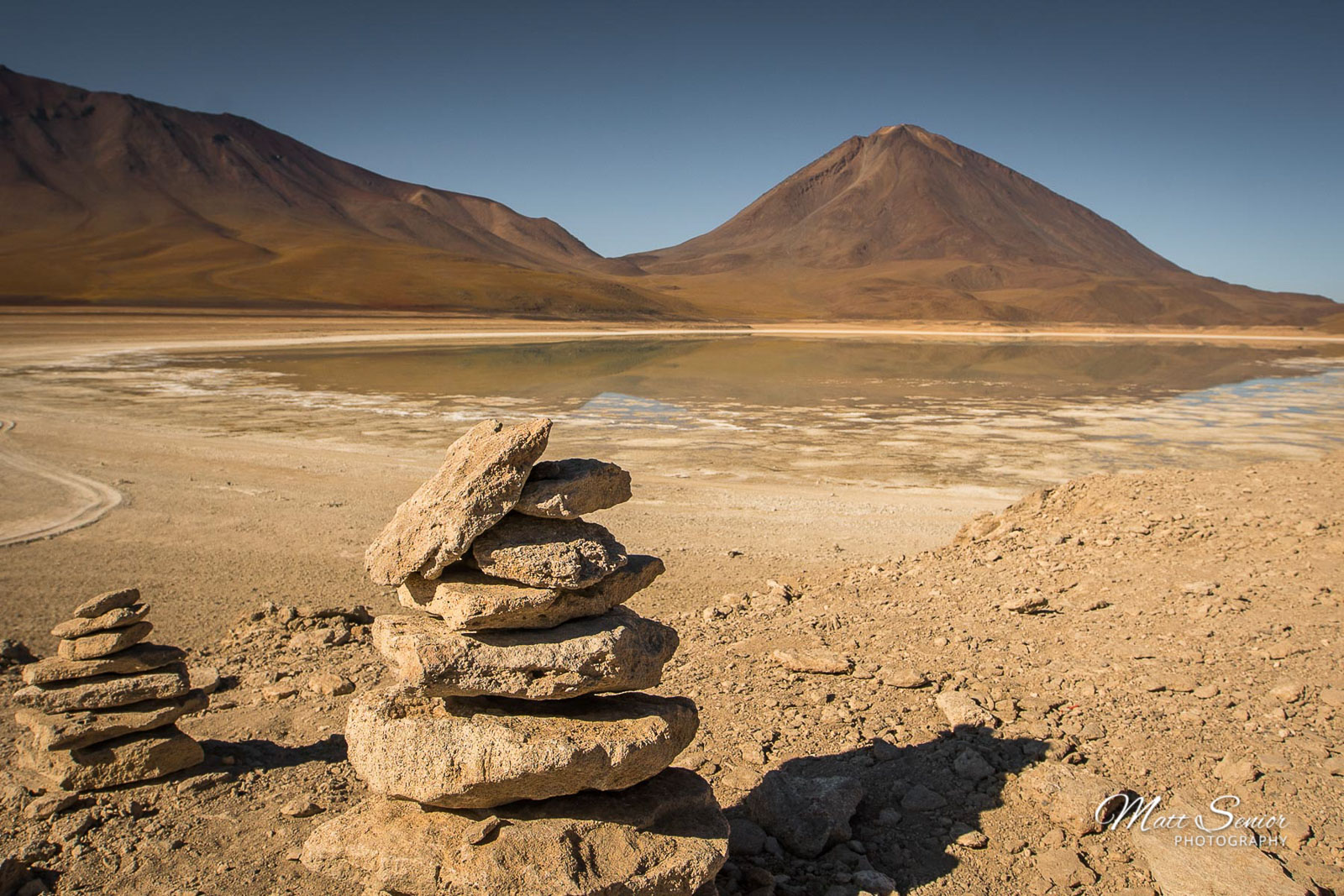 Canvas Print Desert Landscape Stones Bolivia