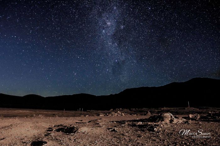 Canvas Print Stargazing in Bolivia