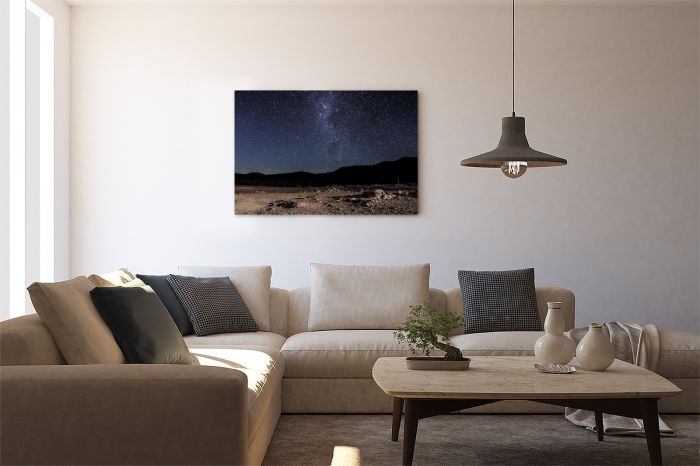 Canvas Print Stargazing in Bolivia on a Wall