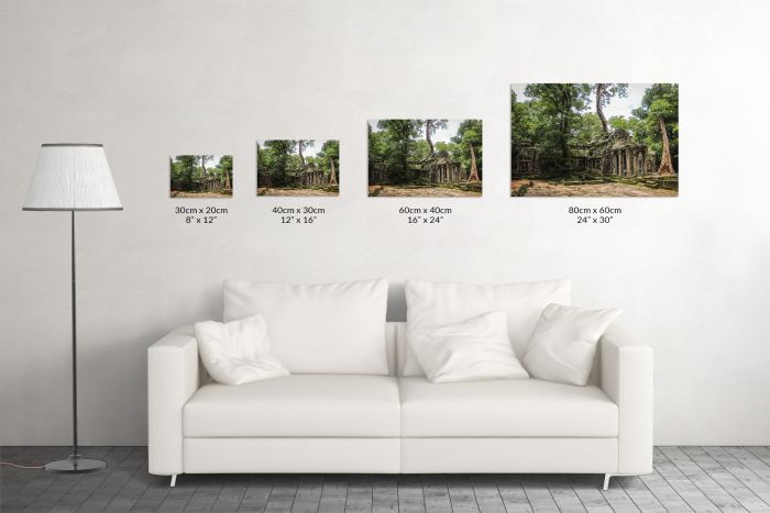 Angkor Wat Temple Tomb Raider Travel Photography Canvas Print