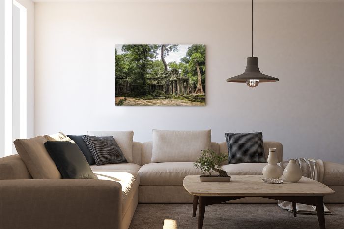 Angkor Wat Temple Tomb Raider Travel Photography Canvas Print