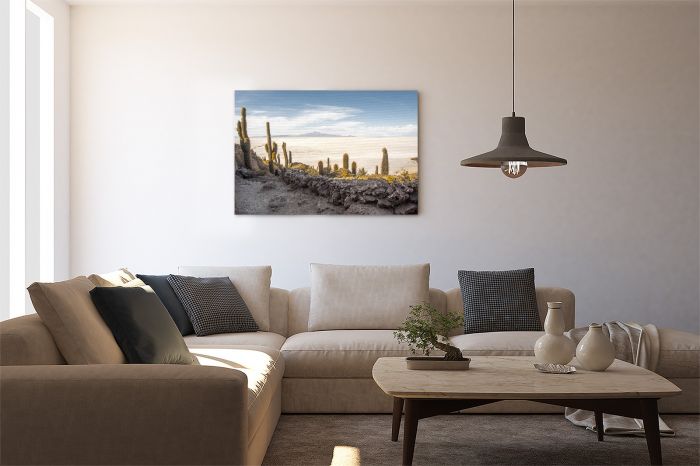 Canvas Print Salar de Uyuni Salt Flats on a Wall