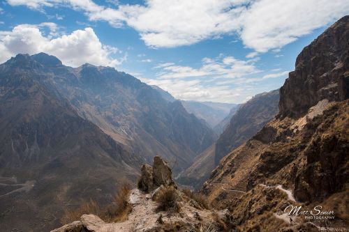 Canvas Print The Deepest Canyon in the World