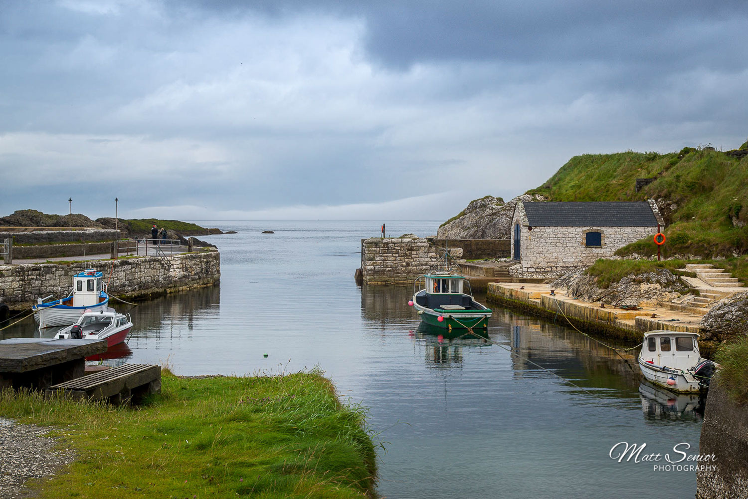 Canvas Print Iron Islands Northern Ireland