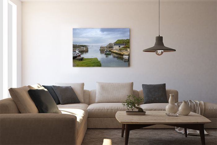 Canvas Print Iron Islands Northern Ireland Wall