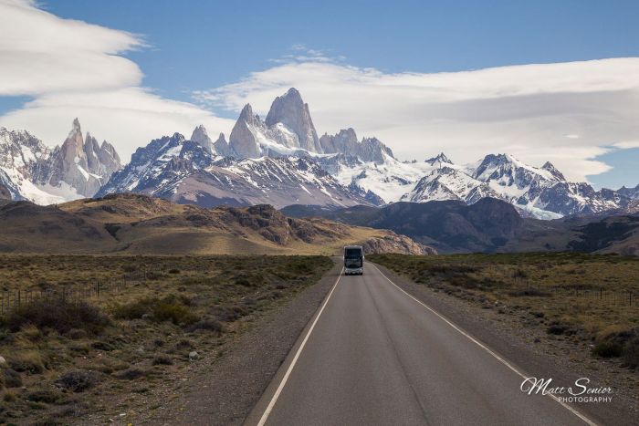Canvas Print Mount Fitz Roy El Chalten Patagonia Argentina