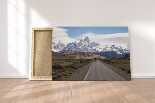 Canvas Print Mount Fitz Roy El Chalten Patagonia Argentina