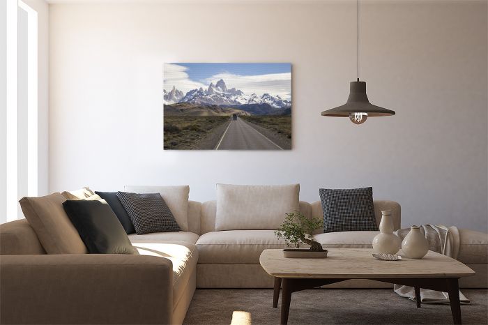Canvas Print Mount Fitz Roy El Chalten Patagonia Argentina Wall