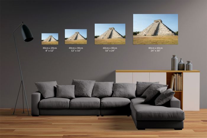 Matt Senior Photography Shop Canvas Print Chichén Itzá Size Guide