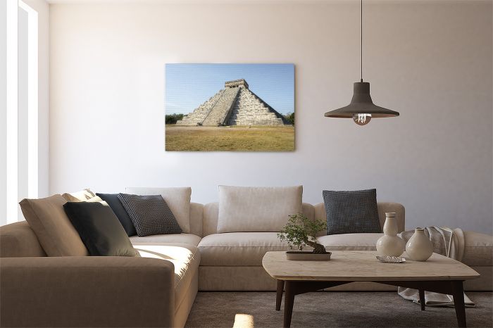 Matt Senior Photography Shop Canvas Print Chichén Itzá on a Wall