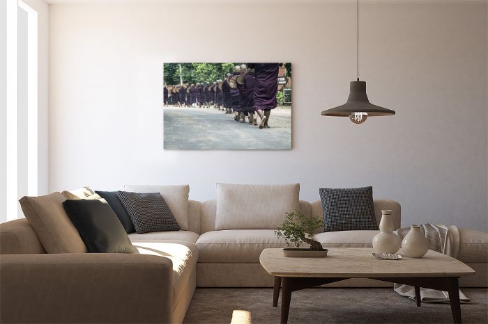 Matt Senior Photography Shop Canvas Print Morning Routines on a Wall