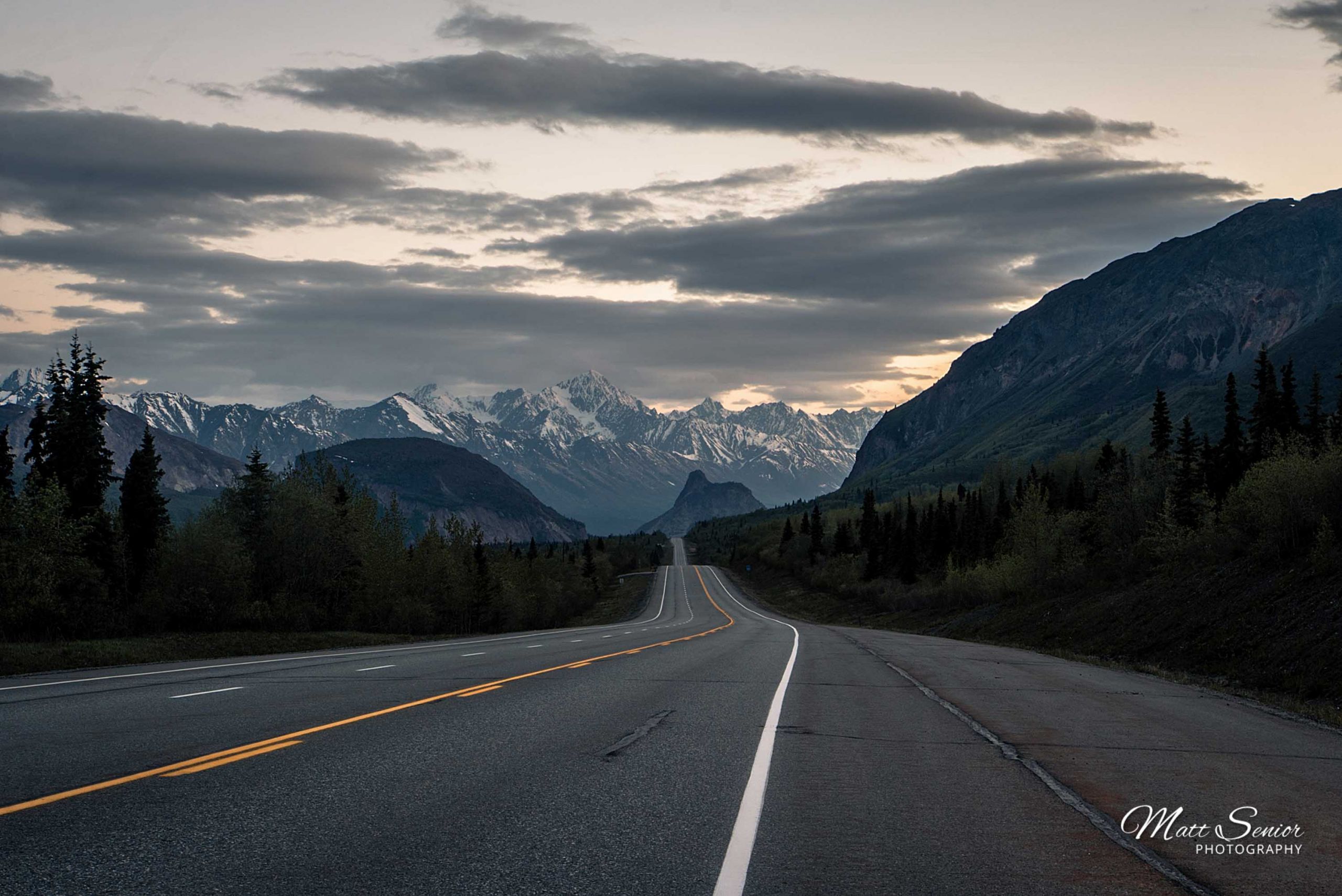 Matt Senior Photography Shop Canvas Print Roads Of Alaska