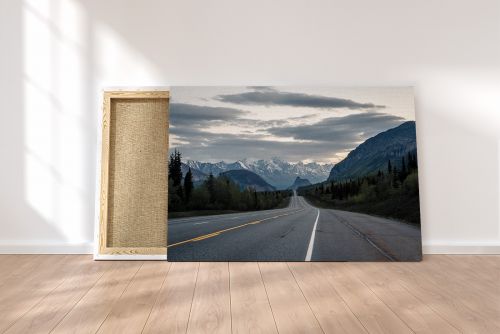 Matt Senior Photography Shop Canvas Print Roads of Alaska on a Canvas