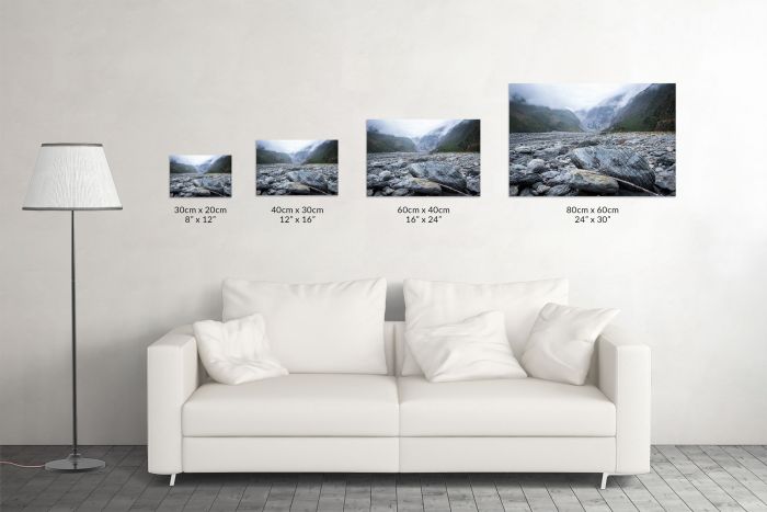 Matt Senior Photography Shop Canvas Print Winter Mornings Size Guide